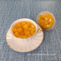 4oz Peach kuning dalam tin dalam jus buah